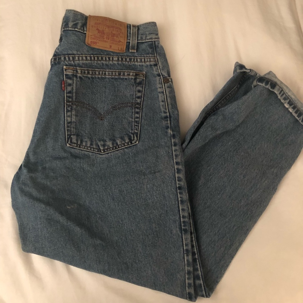Levi’s vintage mom jeans from The Vintage Twin